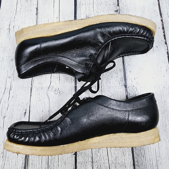 EATON | Down Unders vintage laceup leather crepe sole chukka desert style shoes - Picture 3 of 9